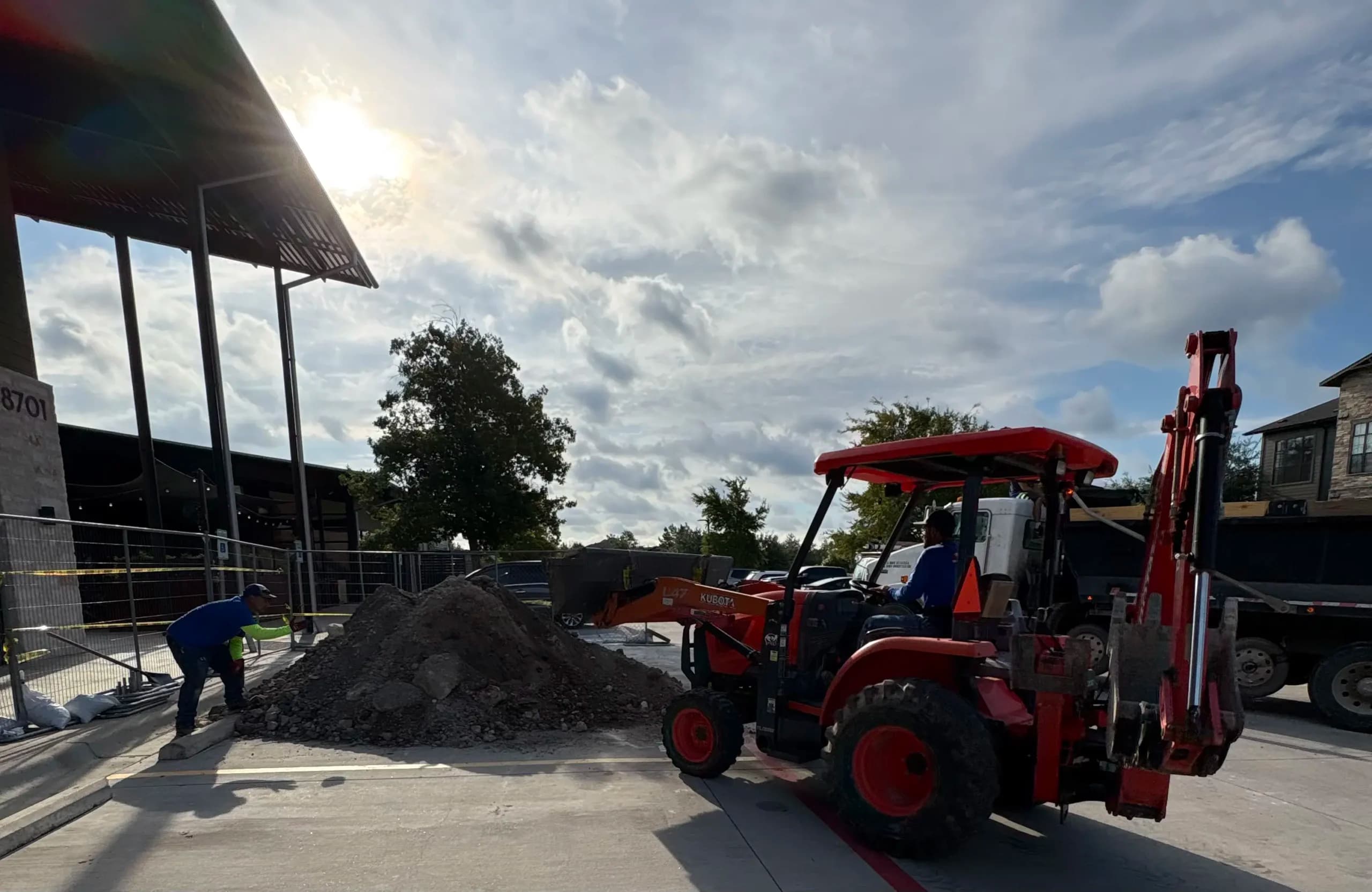 Cedar Park Plumbing technician on a job site